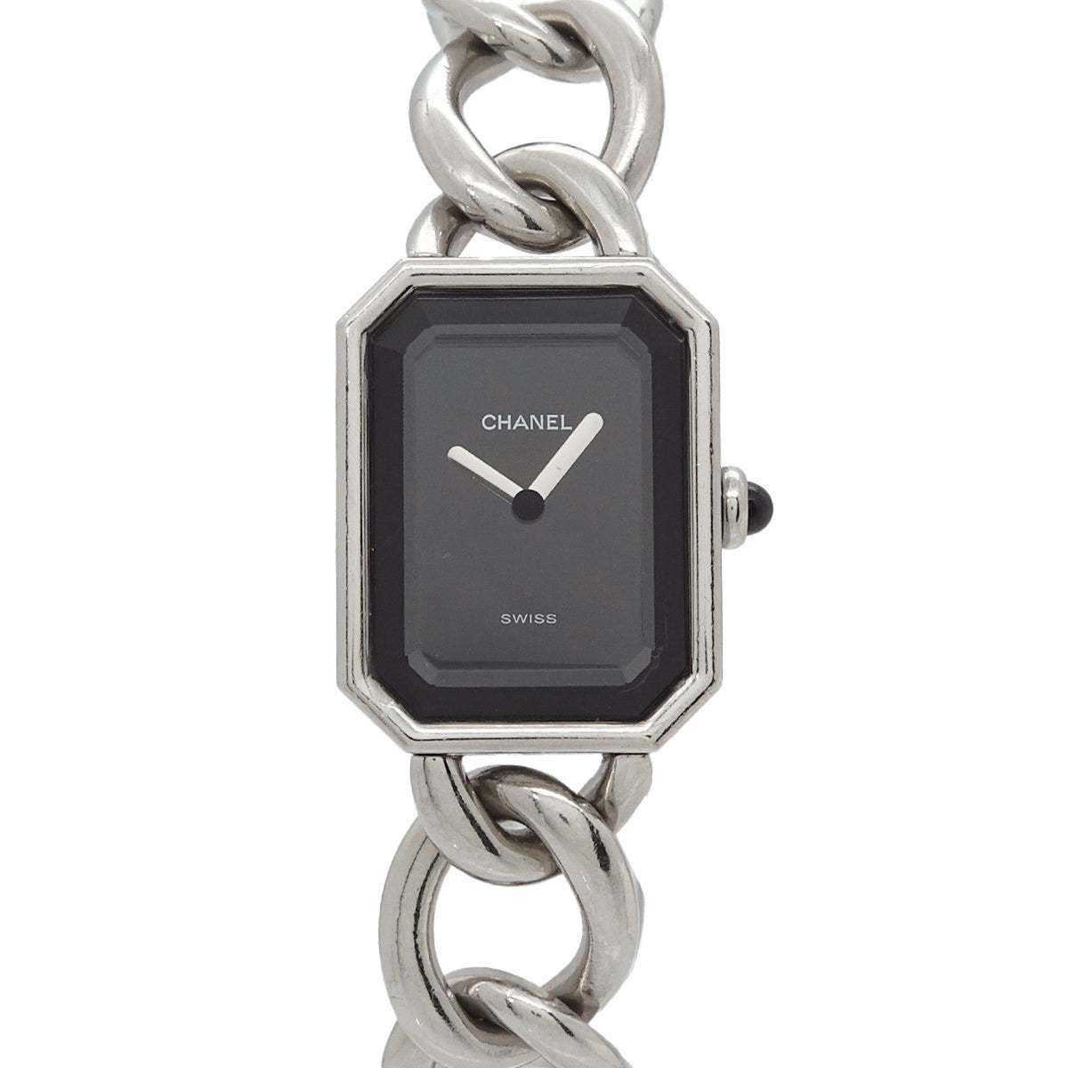 Pre-Owned Chanel Premiere Large Size H0452 Women's Watch Black Quartz