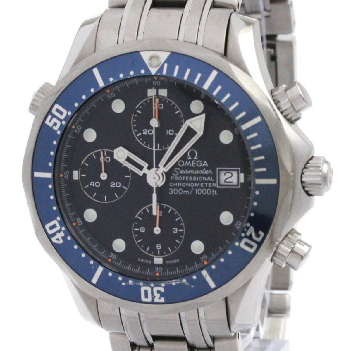 Pre-Owned OMEGA Seamaster Professional 300M Chronograph Watch 2599.80