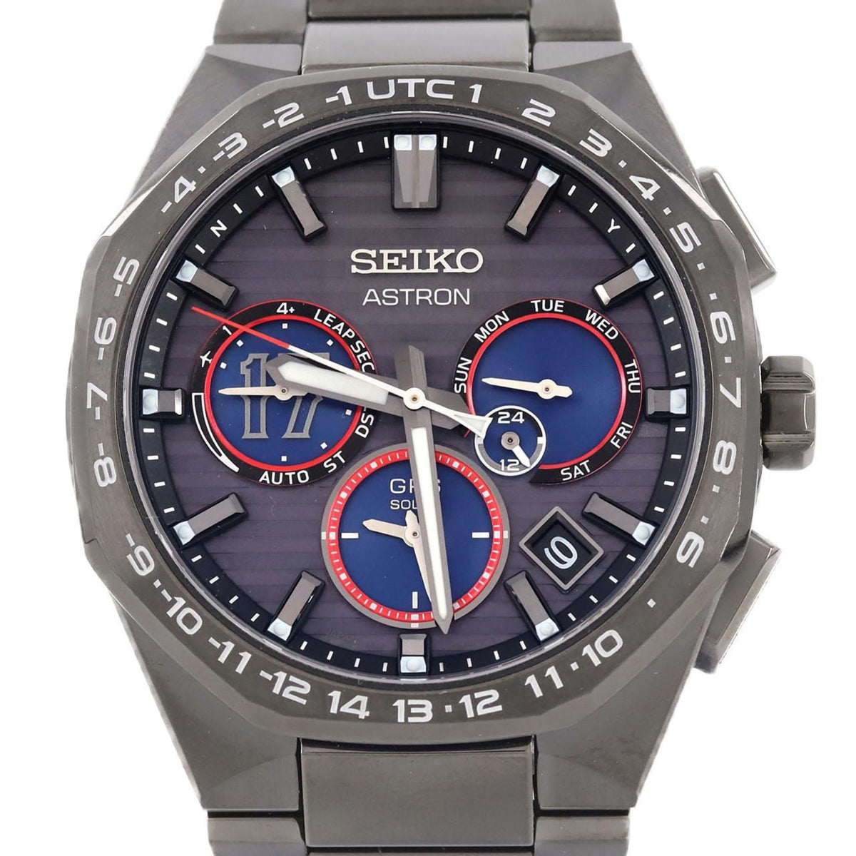 Montre radio-pilotée Seiko Astron d'occasion Shohei Otani 2023 LIMITED 5X53-0CG0 SBXC143 TI Solar Quartz 