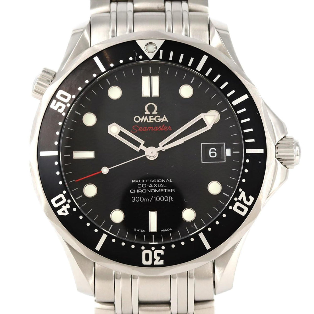 Pre-Owned Omega Seamaster Professional 212.30.41.20.01.002 Stainless Steel Automatic Watch