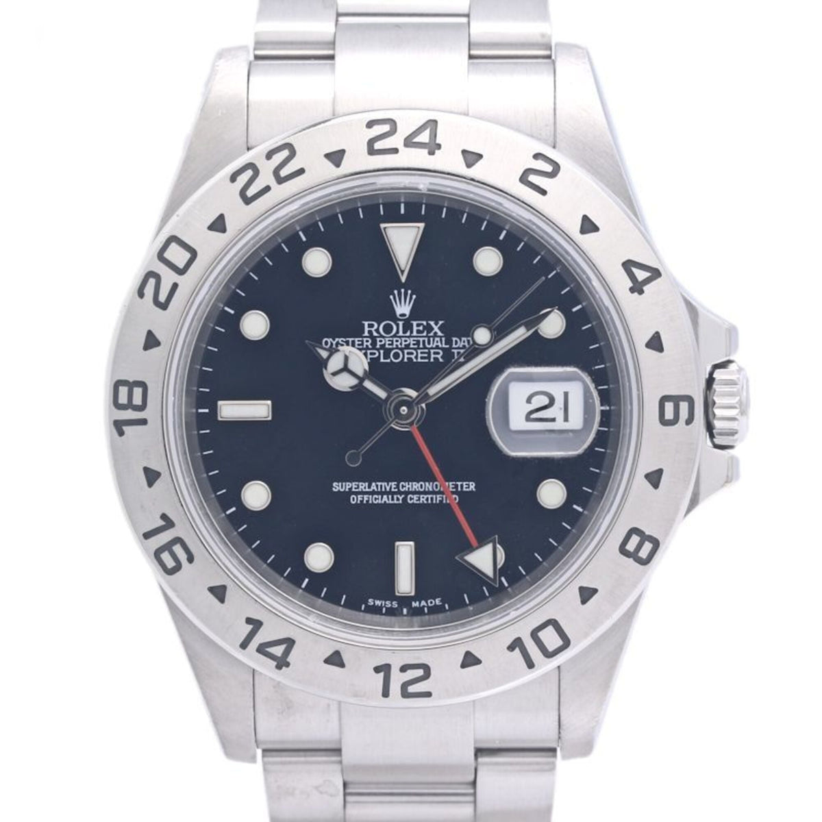 Pre-Owned ROLEX Explorer II 16570T Men's Watch, Stainless Steel, Model 40299