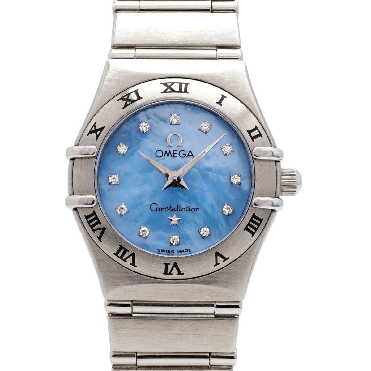 Pre-Owned Omega Constellation 1562.85 Blue Dial Men's Watch