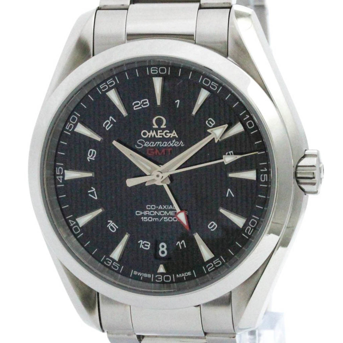 Pre-Owned OMEGA Seamaster Aqua Terra Co-Axial GMT Mens Watch 231.10.43.22.01.001 BF580162