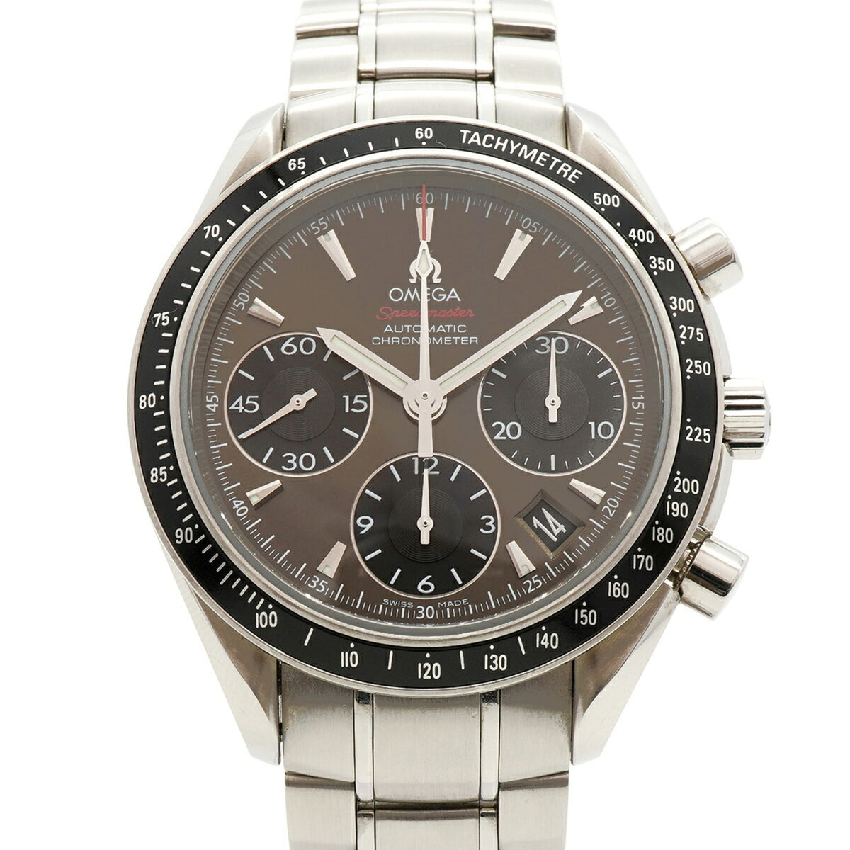 Pre-Owned Omega Speedmaster Date 323.30.40.40.06.001 Gray Dial Men's Watch