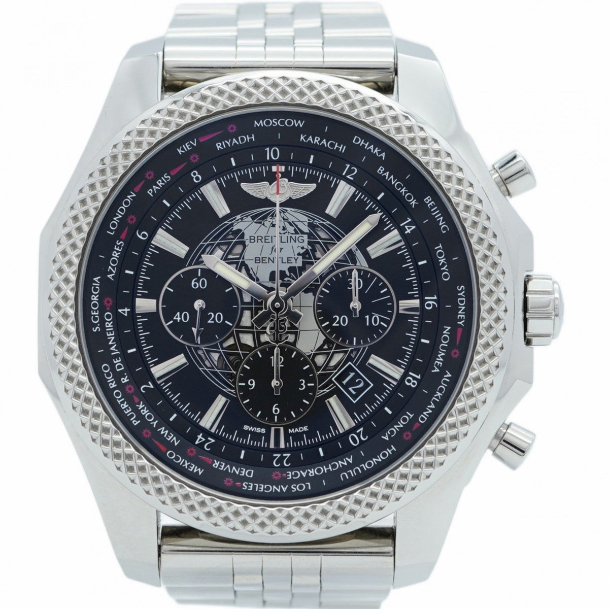 Pre-Owned Breitling Avenger AB0521 Black Dial Men's Watch