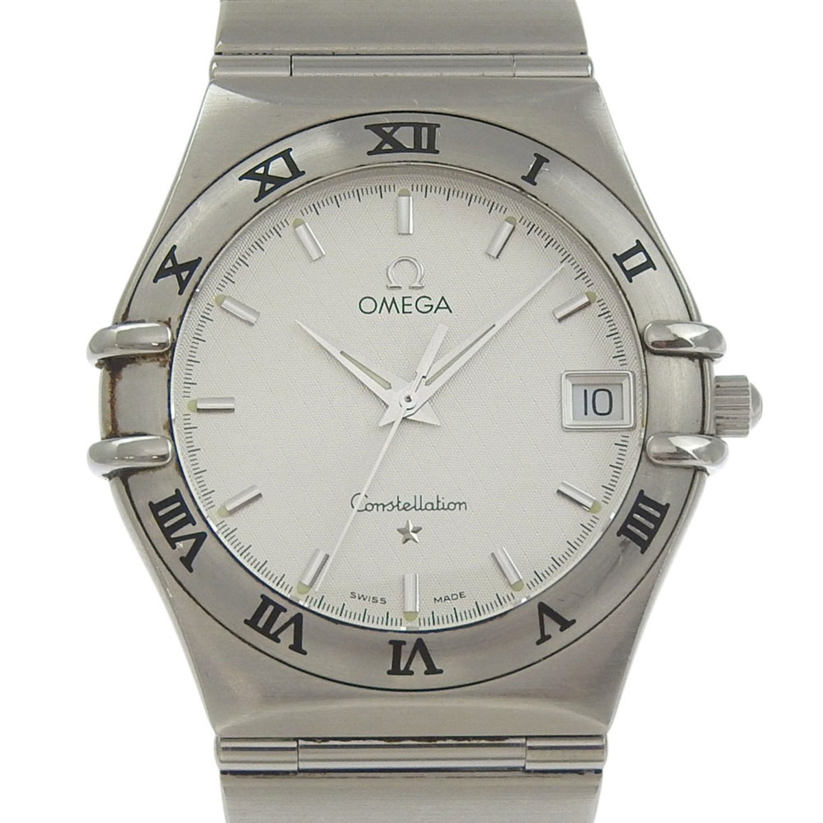 Pre-Owned OMEGA Constellation Watch, cal. 1532, 1512.30, Stainless Steel, Quartz, Analog Display, White Dial, Men's