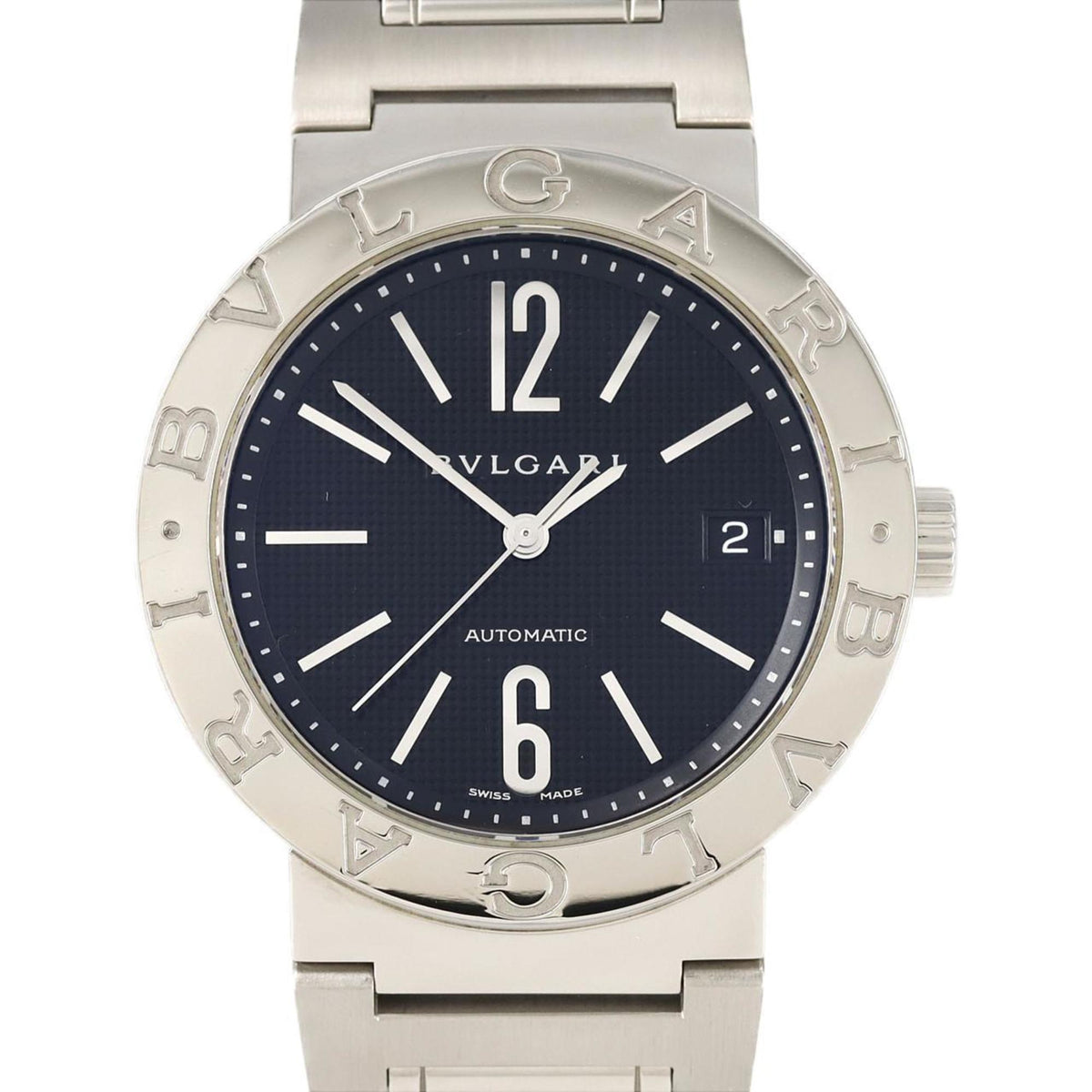 Montre-bracelet automatique d'occasion Bvlgari BB38SSAUTO BB38BSSD AT SS 