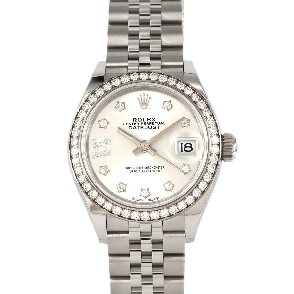 Pre-Owned Rolex Datejust 279384RBR SSxWG Watch Automatic Winding Random Number