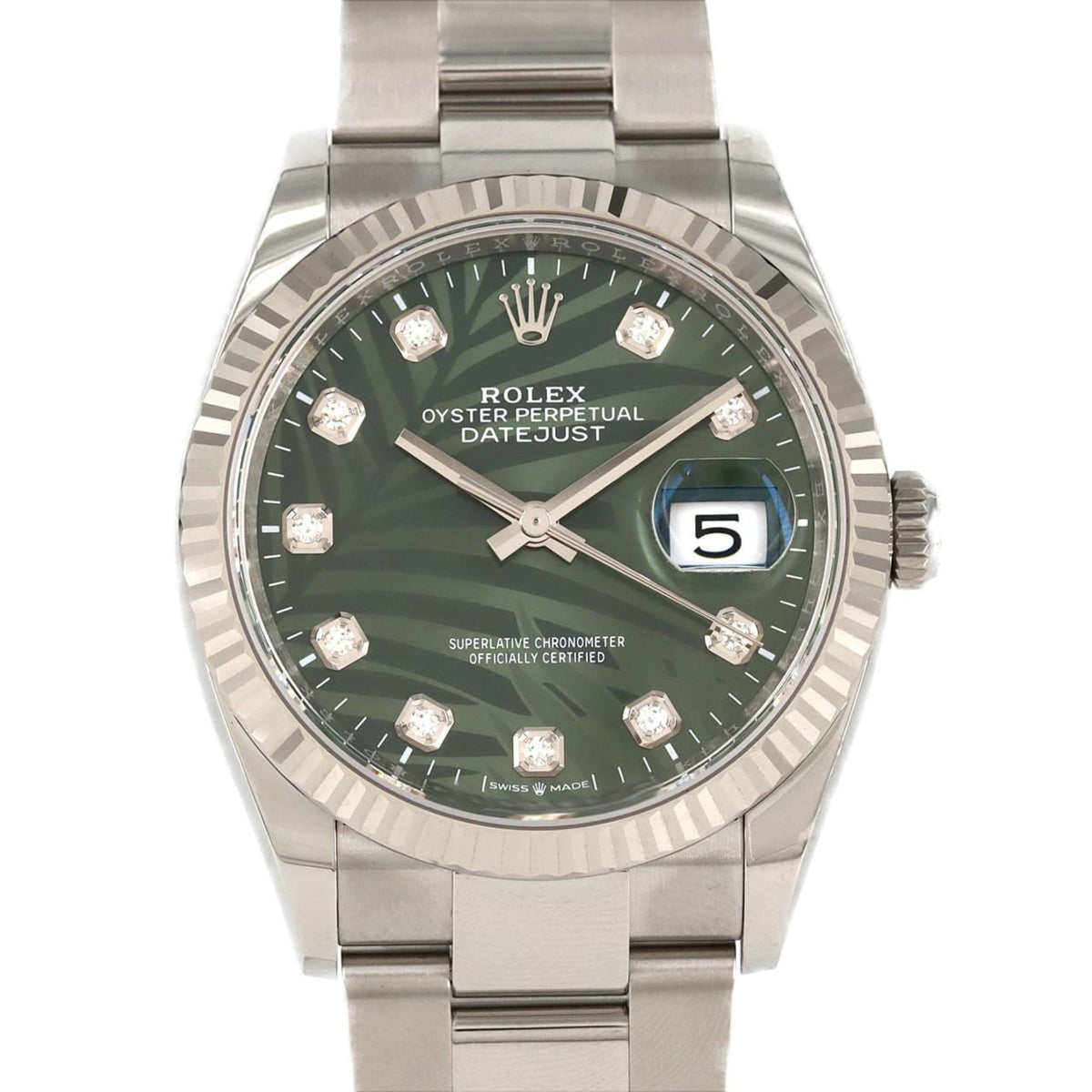 Pre-Owned Rolex Datejust 126234G?3 SSxWG Automatic Wristwatch, Random Number