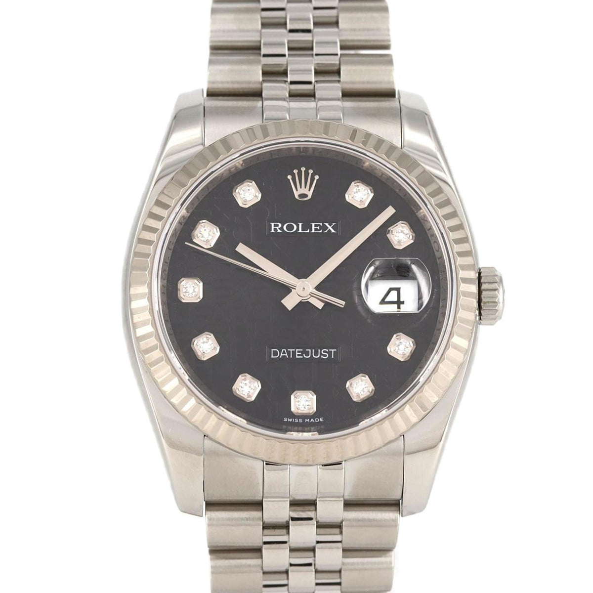 Pre-Owned Rolex Datejust 116234G SSxWG Automatic Watch Z Series