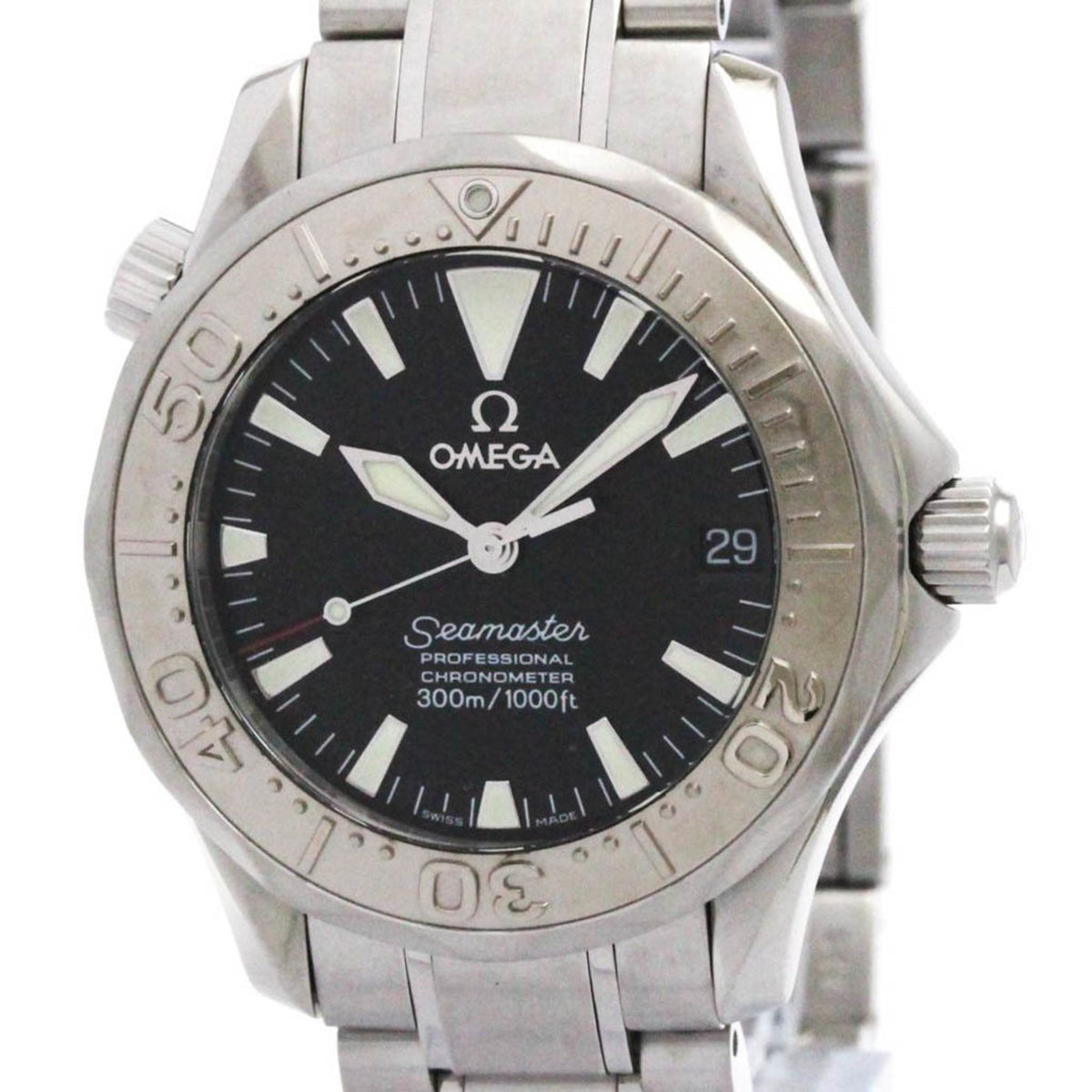 Pre-Owned OMEGA Seamaster Professional 300M Mid Size Watch 2236.50 Polished