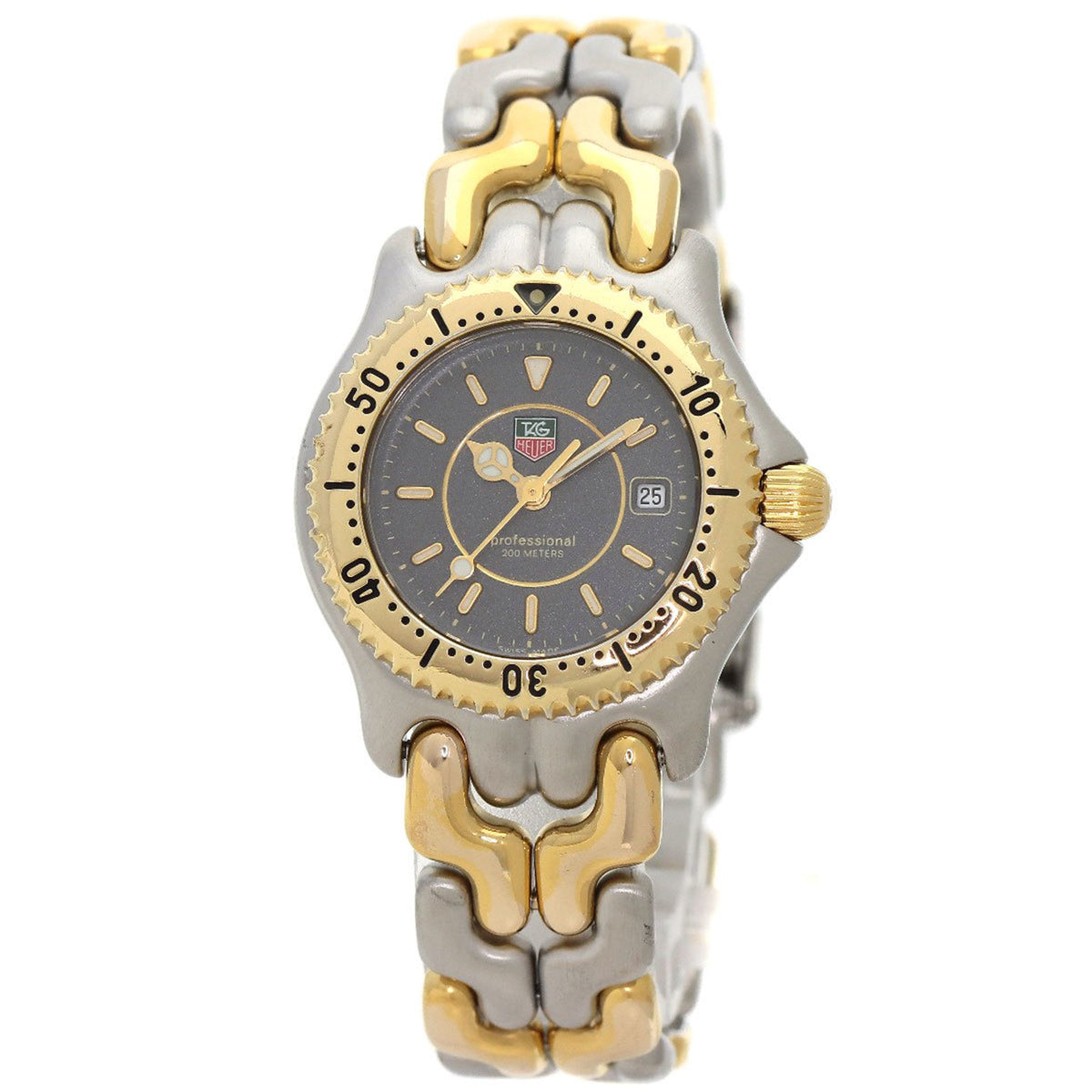 Pre-Owned TAG HEUER WG1320-2 Professional Watch Stainless Steel SS K18YG Ladies