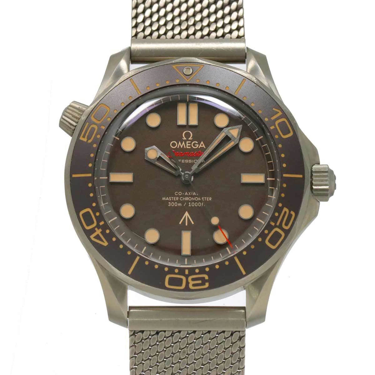 Pre-Owned OMEGA Seamaster Diver Co-Axial 007 210 90 42 20 01 001 Men's Watch Brown Automatic