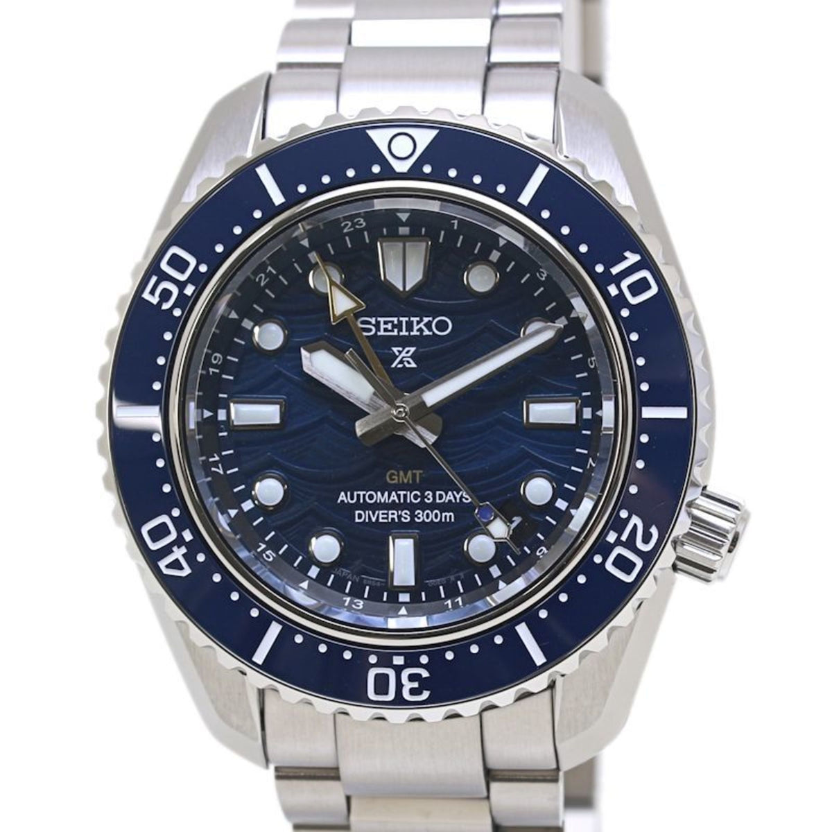 Pre-Owned Seiko Prospex Diver Scuba 1968 Heritage SBEJ027 6R54-00N0 60th Anniversary Stainless Steel Men's Watch 40020