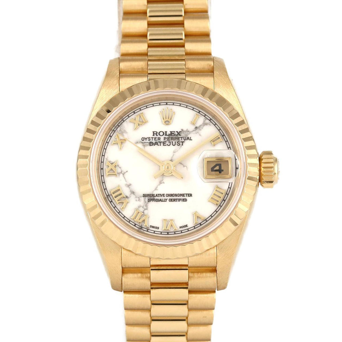 Pre-Owned Rolex Datejust 69178 YG Automatic Watch S Serial
