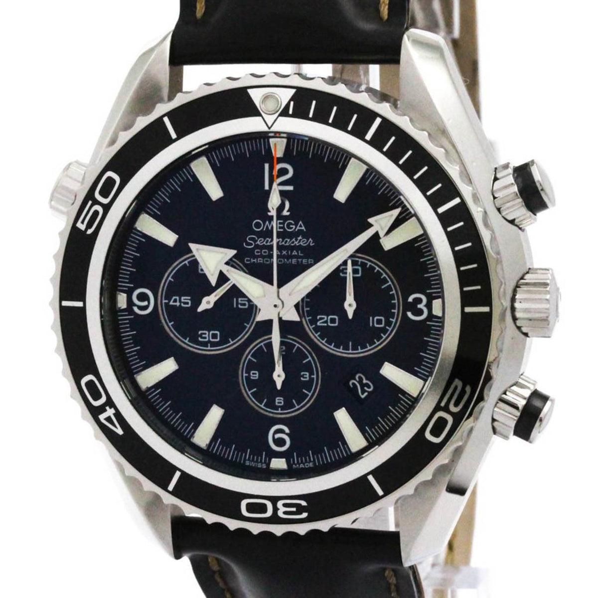 Pre-Owned OMEGA Seamaster 600M Planet Ocean Chronograph Steel Automatic Watch 2910.50.81
