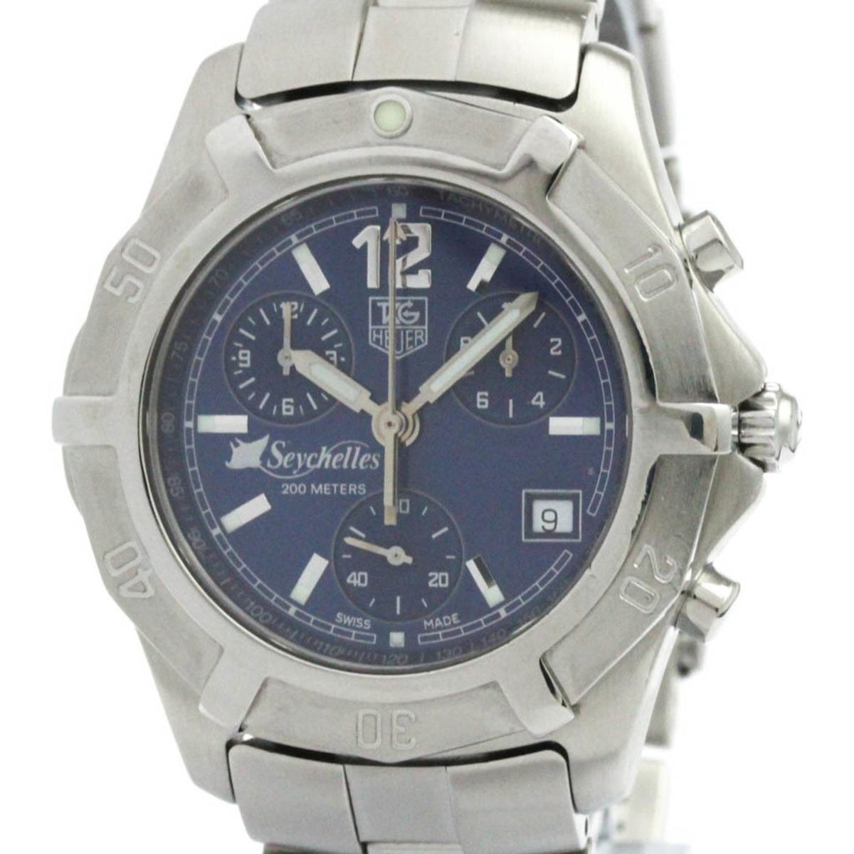 Montre chronographe exclusive TAG HEUER 2000 d'occasion, modèle Seychelles CN111D BF576085 