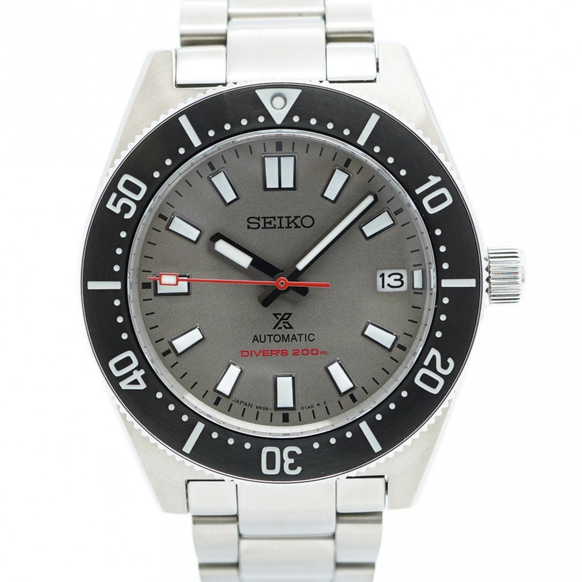 Pre-Owned Seiko Prospex 6R35-02W0 Grey Dial Men's Watch