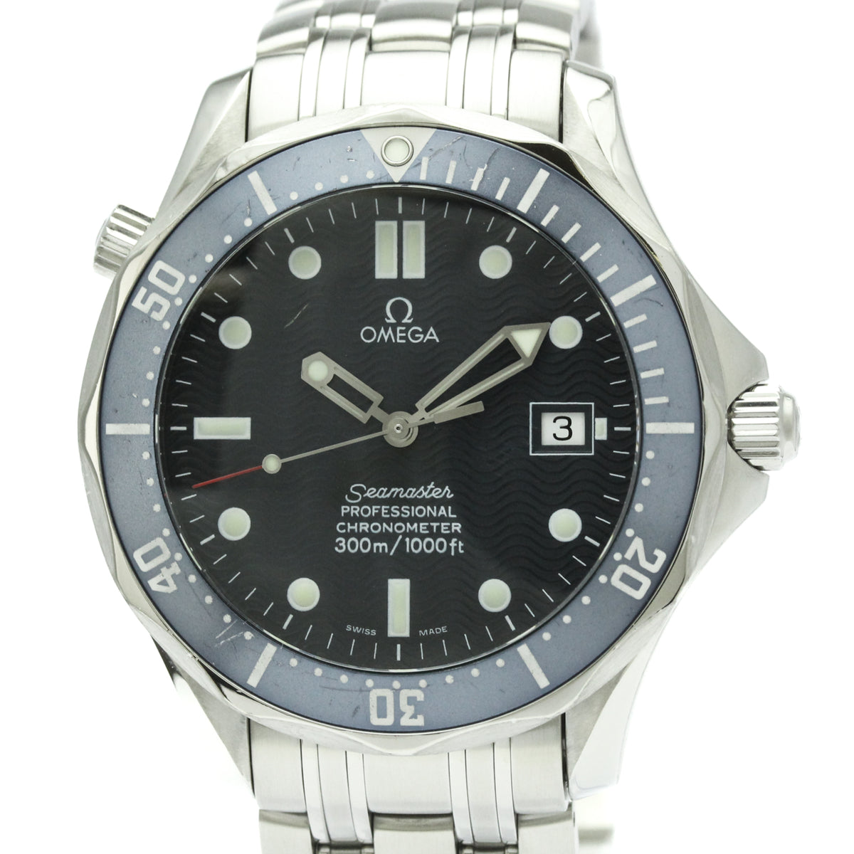 Pre-Owned OMEGA Seamaster Professional 300M Automatic Watch 2531.80 Polished