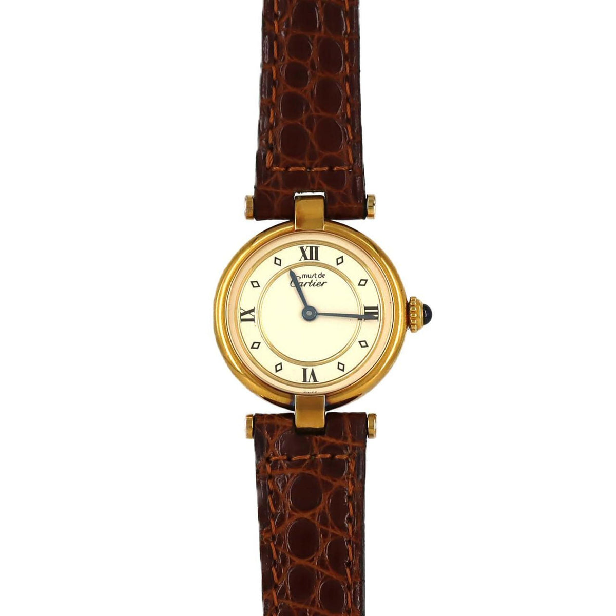 Pre-Owned Cartier Must VLC SM GP W1002353 Quartz Watch