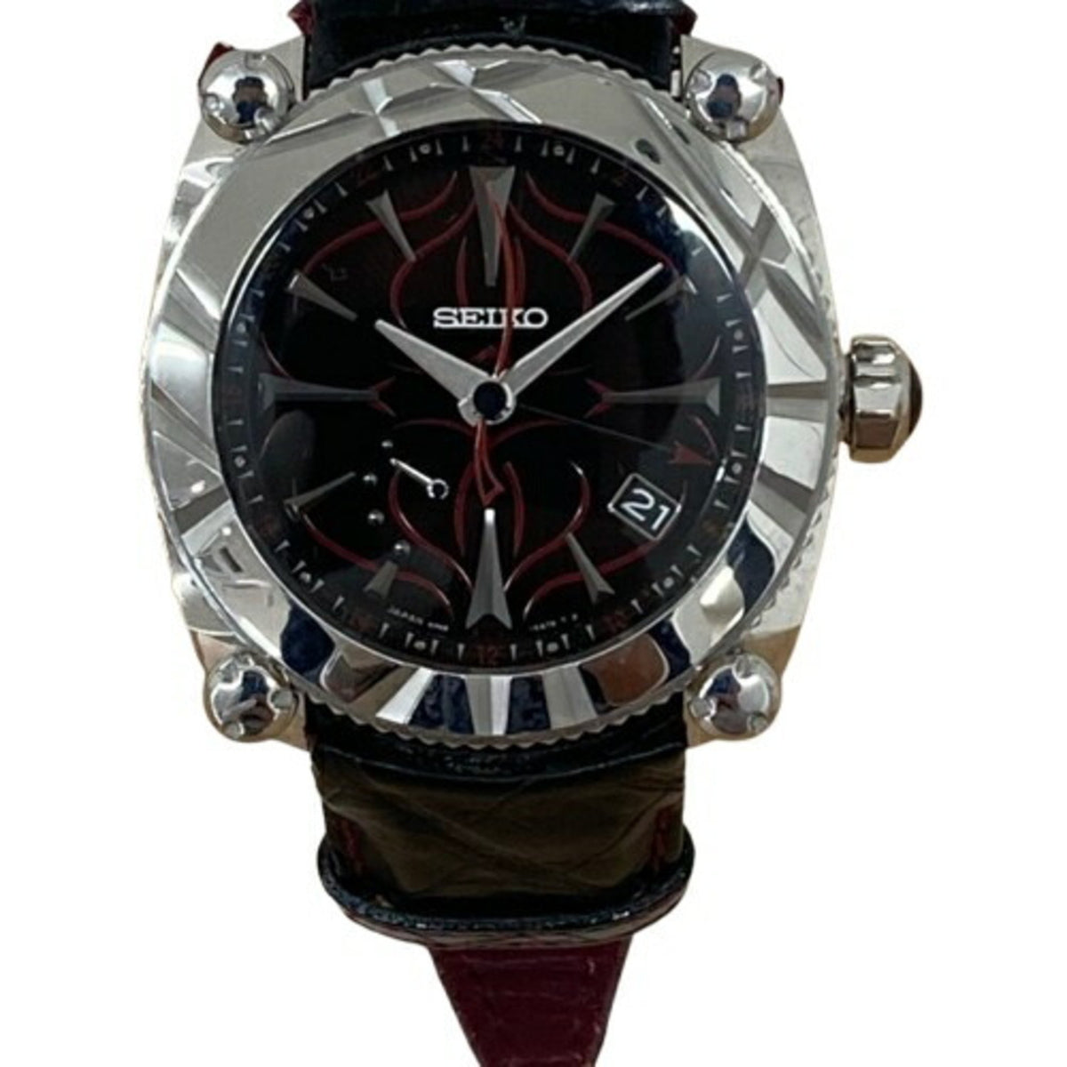Pre-Owned SEIKO Galante Power Reserve Automatic Watch 5R66-0AZ0