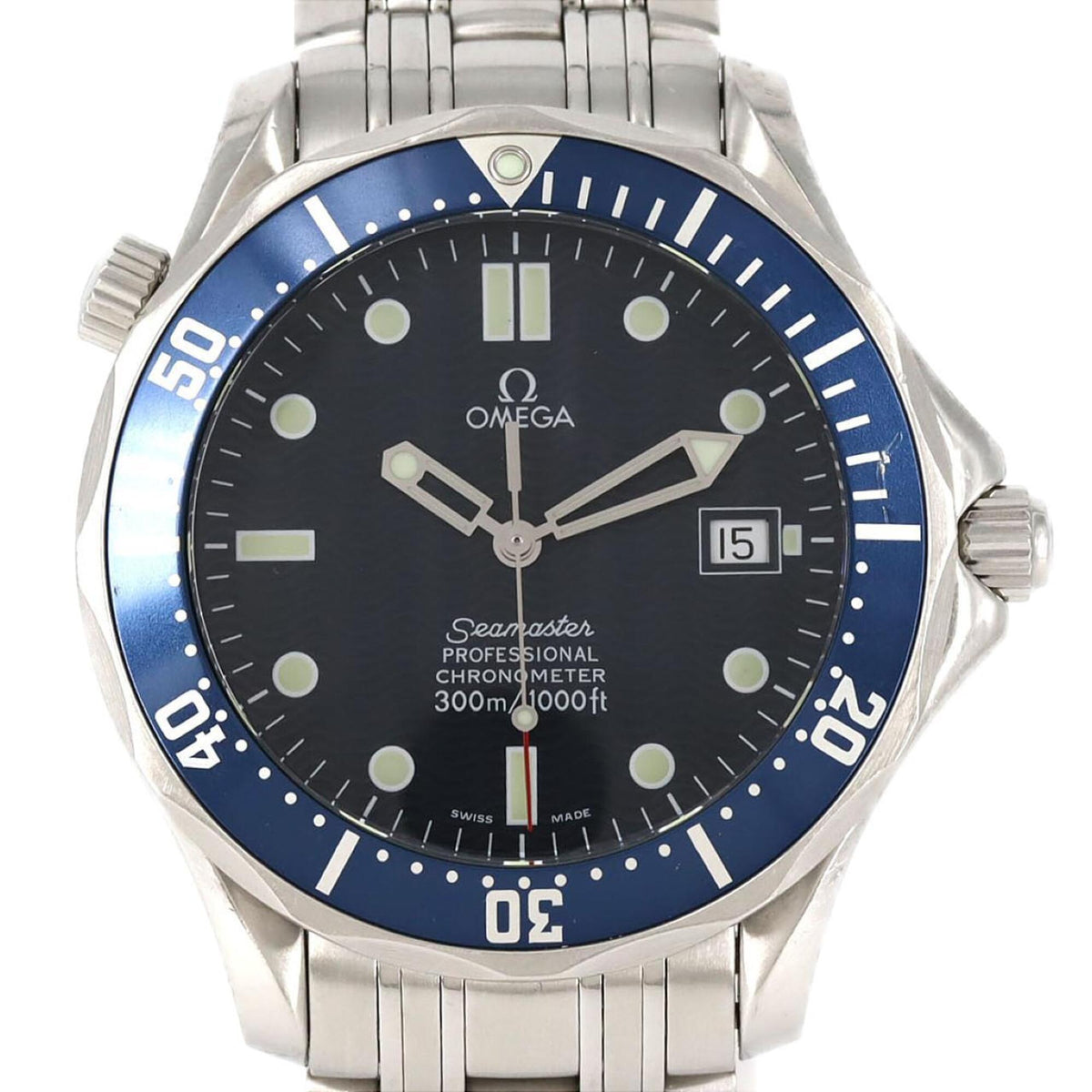 Pre-Owned Omega Seamaster Professional 2531.80 Stainless Steel Automatic Watch