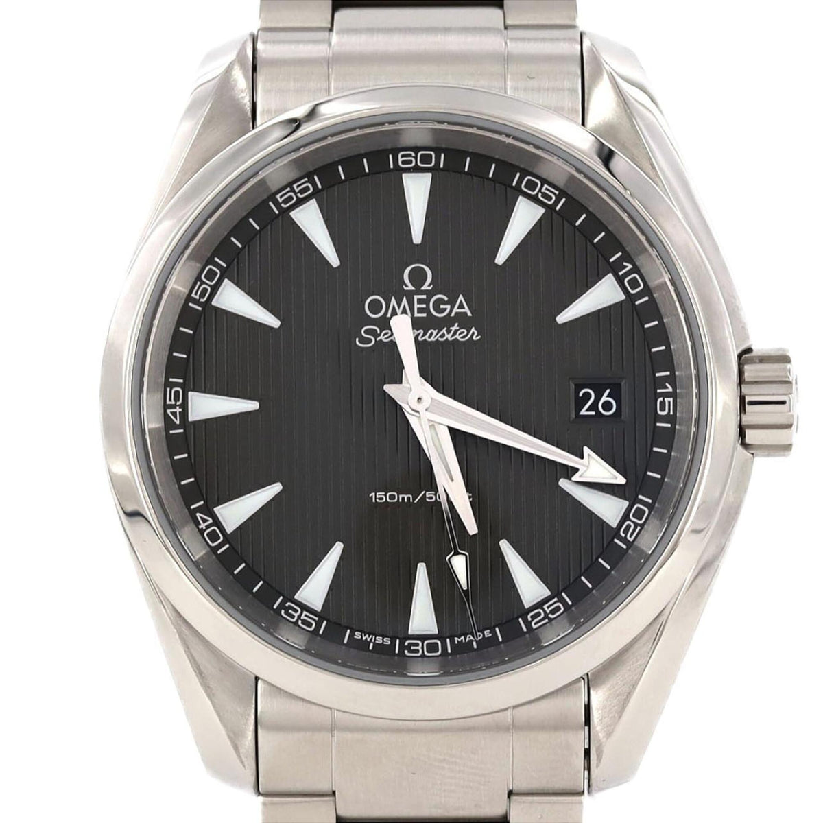 Pre-Owned Omega Seamaster Aqua Terra 231.10.39.60.06.001 Stainless Steel Quartz Watch