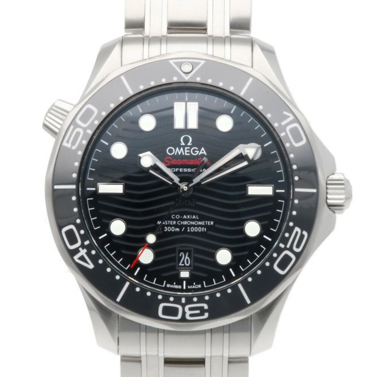 Montre Omega Seamaster 300M Co-Axial d'occasion en acier inoxydable 21030422001001 automatique pour homme 