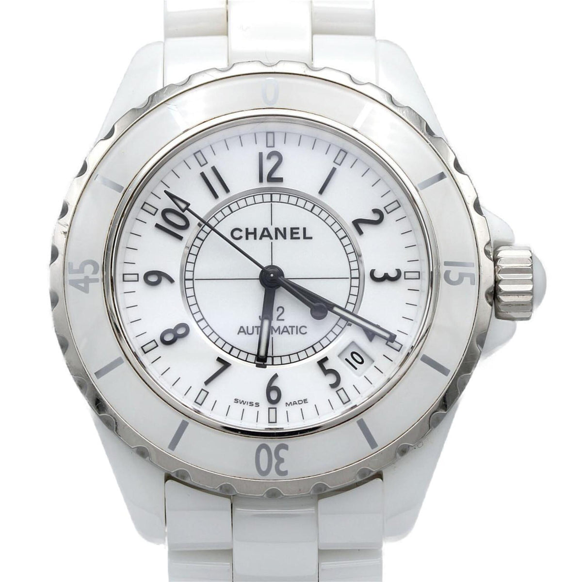 Pre-Owned Chanel J12 38mm Ceramic H0970 Automatic Watch