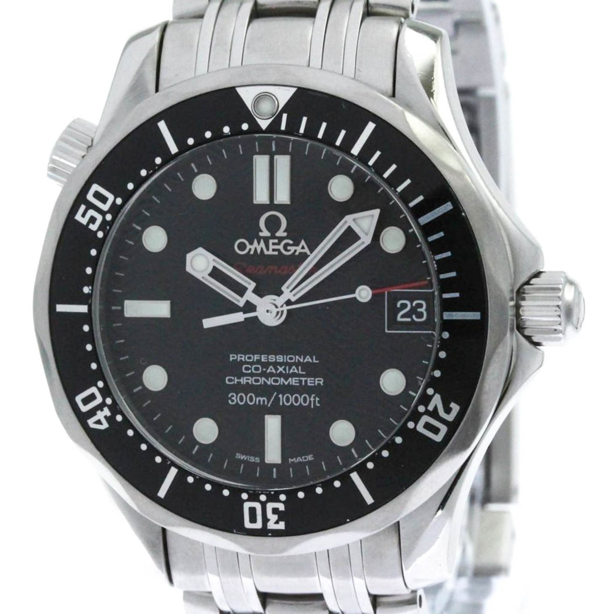 Pre-Owned OMEGA Seamaster Diver 300M Mid Size Watch 212.30.36.20.01.001 Polished
