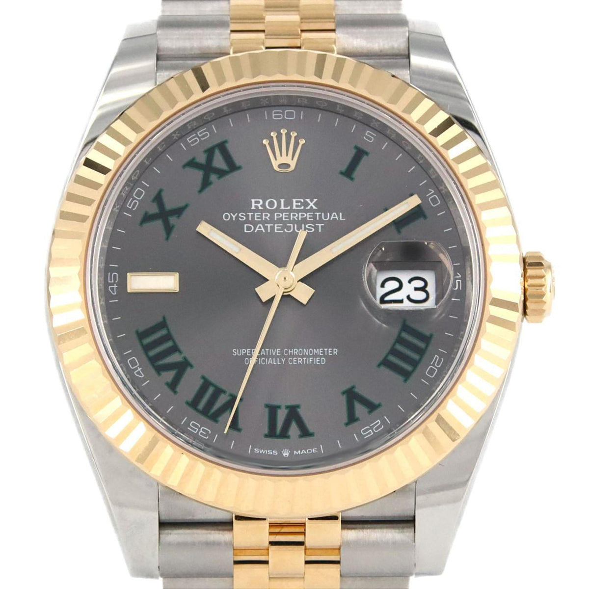 Pre-Owned Rolex Datejust 126333 SSxYG Watch Automatic Random Number