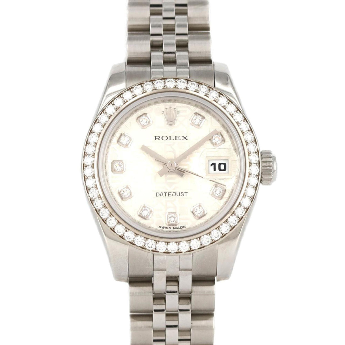 Pre-Owned Rolex Datejust 179384G SSxWG Automatic Watch, Random Number