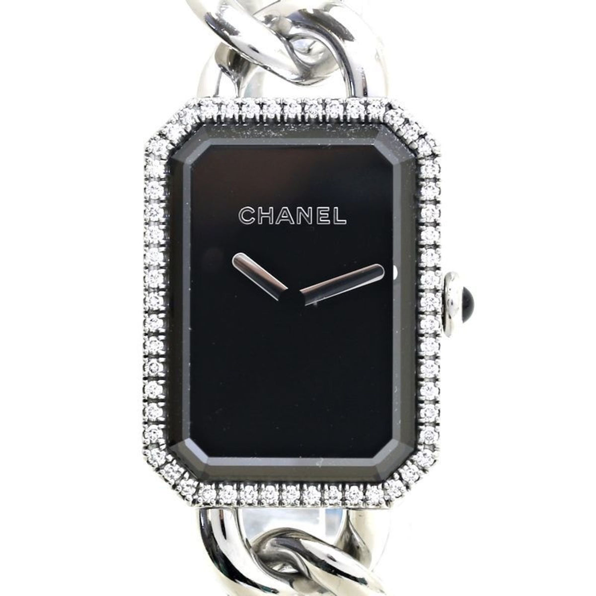 Pre-Owned CHANEL Premiere Bezel Diamond H3254 Stainless Steel Ladies 39865 Watch