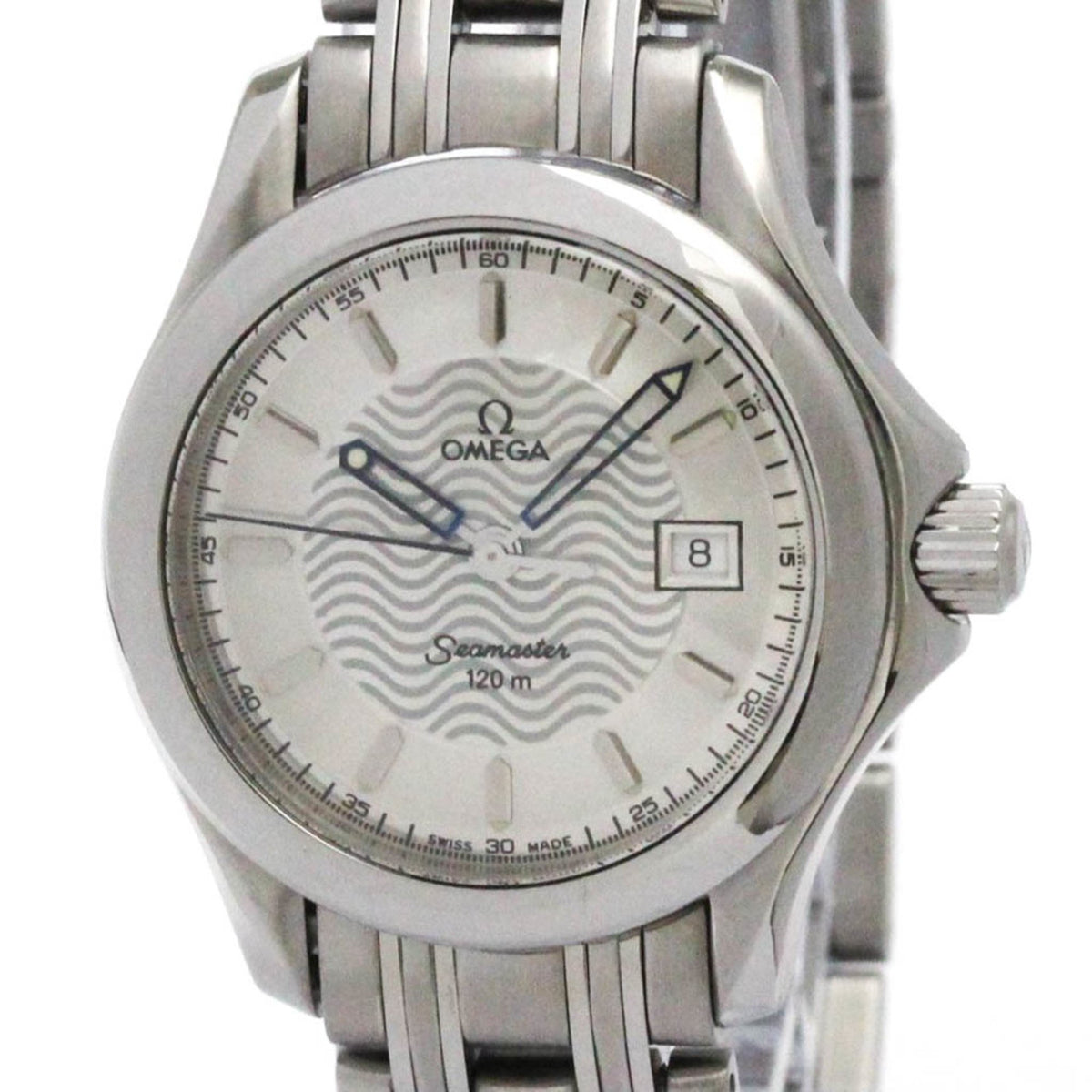 Pre-Owned OMEGA Seamaster 120M Steel Quartz Ladies Watch 2571.31 Polished