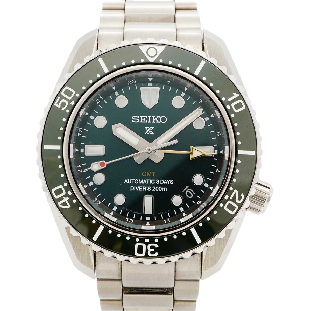 Pre-Owned Seiko Prospex SBEJ009 6R54-00D0 Green Dial Men's Watch