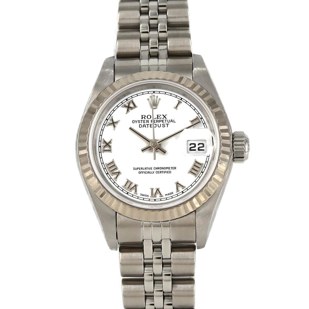 Pre-Owned Rolex Datejust 79174 SSxWG Automatic Watch K Series