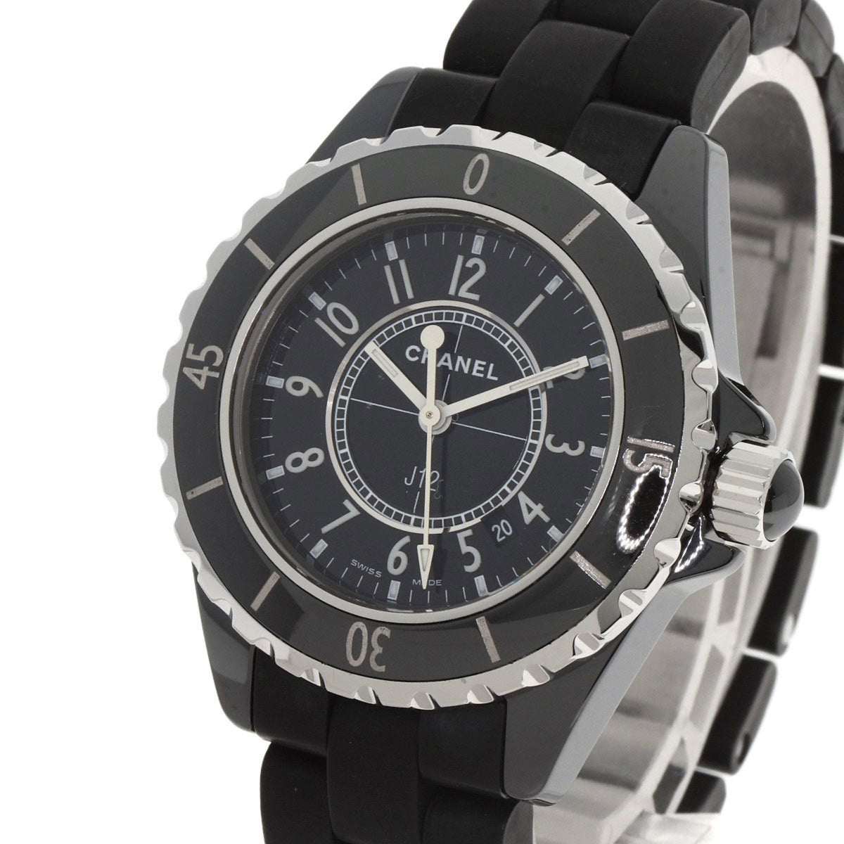 Montre Chanel H0681 J12 33 mm d'occasion pour femme en céramique et caoutchouc CHANEL 
