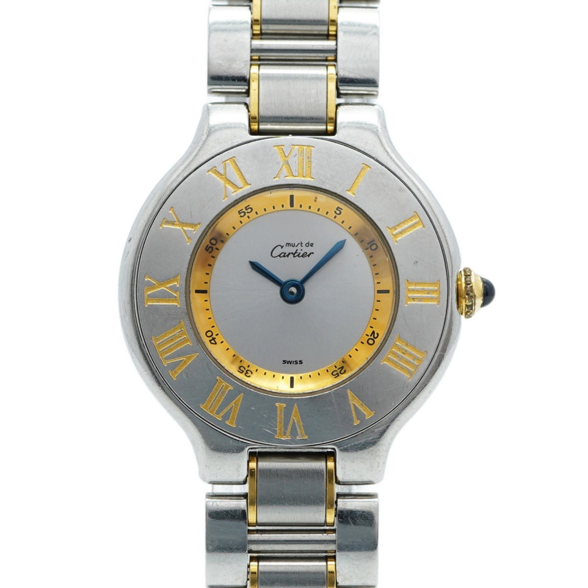 Pre-Owned Cartier Must 21 W10073R6 Silver Dial Women's Watch