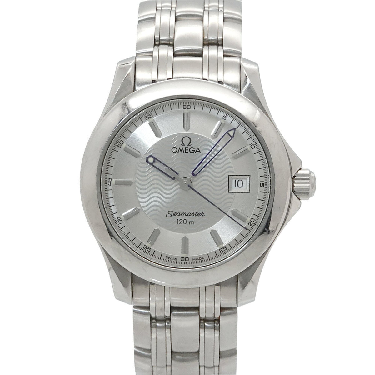 Pre-Owned Omega Seamaster 120 2511 31 Men's Watch, Date, Silver, Quartz Watch