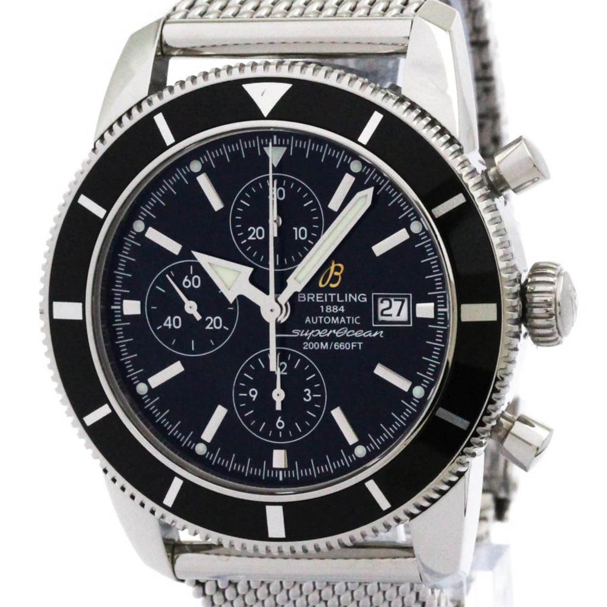 Pre-Owned BREITLING Super Ocean Heritage 46 Chronograph Watch A13320 Polished