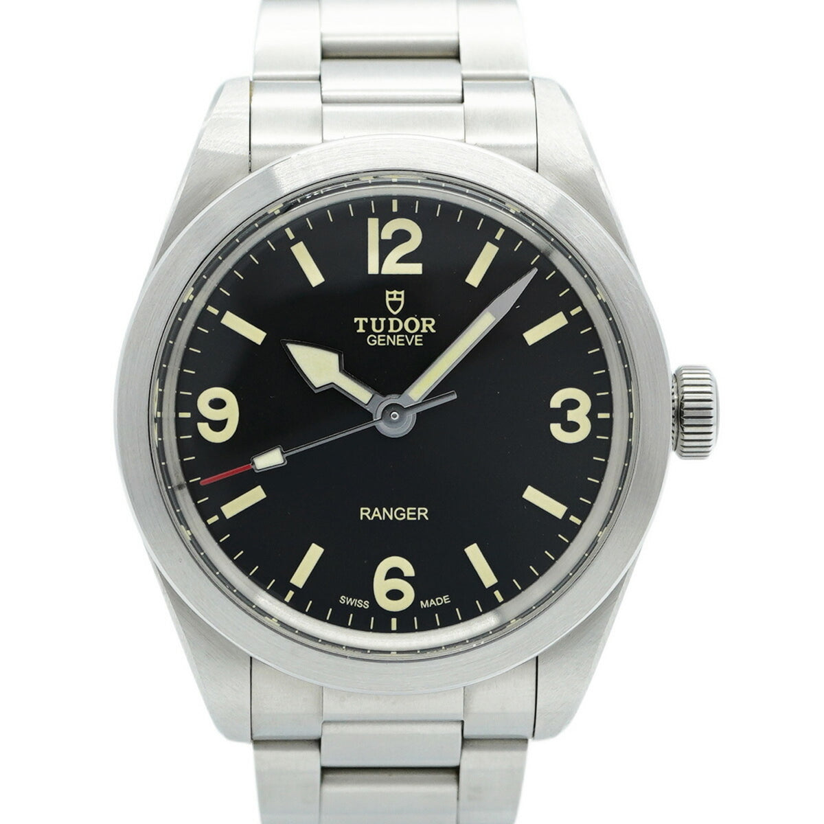 Pre-Owned Tudor Ranger 79950 Black Dial Men's Watch
