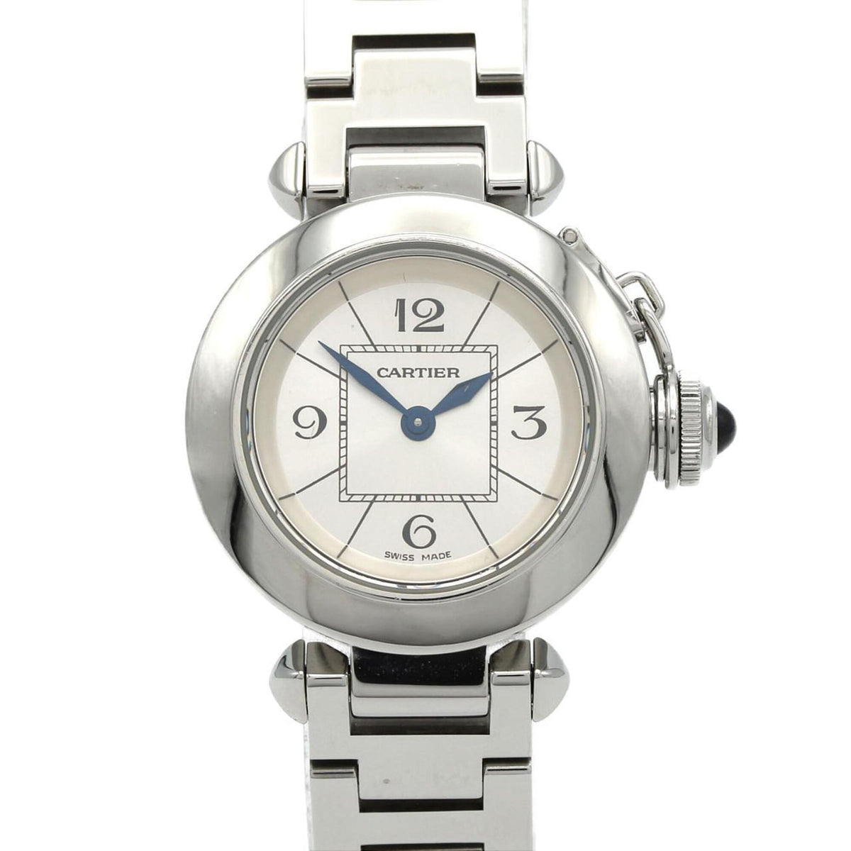 Pre-Owned Cartier Miss Pasha W3140007 SS Quartz Watch