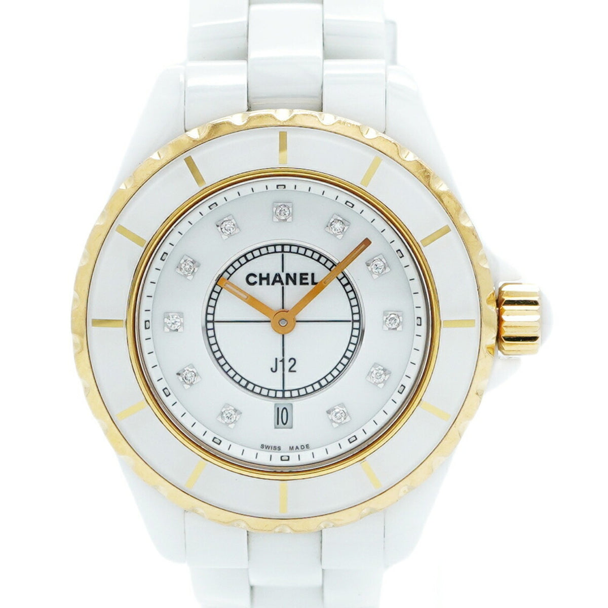 Pre-Owned Chanel J12 H2181 White Dial Women's Watch