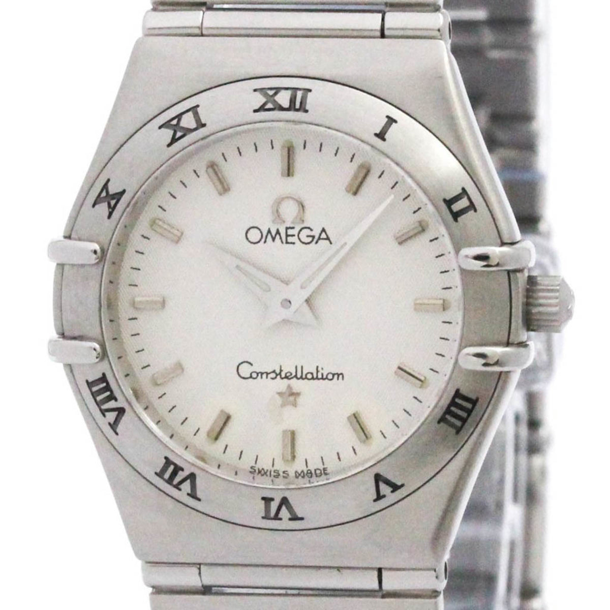 Pre-Owned OMEGA Constellation Steel Quartz Ladies Watch 1572.30 Polished