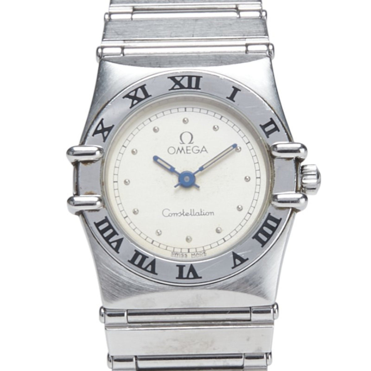 Pre-Owned Omega Constellation Watch 1570.30.00 Quartz Beige Dial Stainless Steel Women's OMEGA