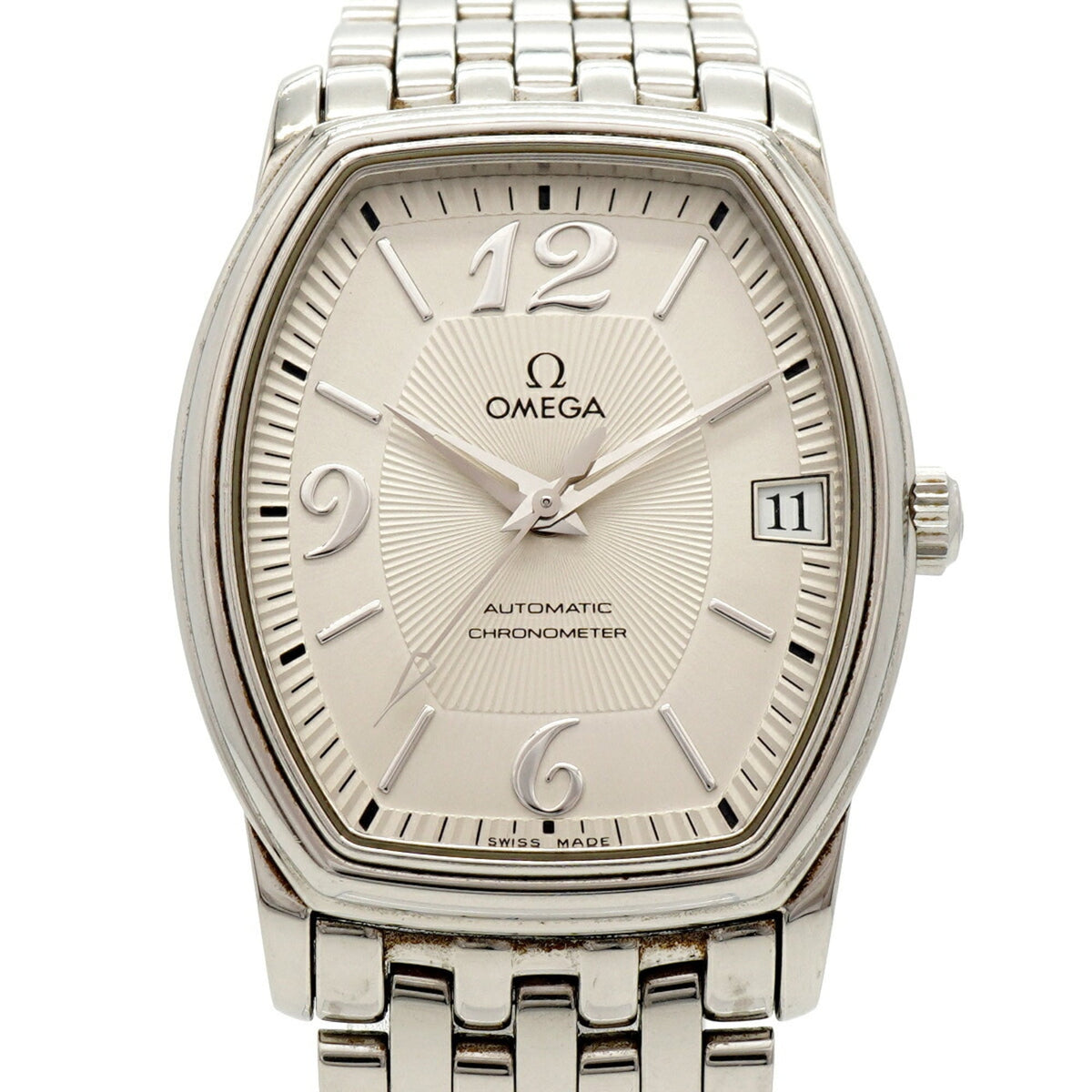 Pre-Owned Omega De Ville Prestige 4503.31 Silver Dial Men's Watch