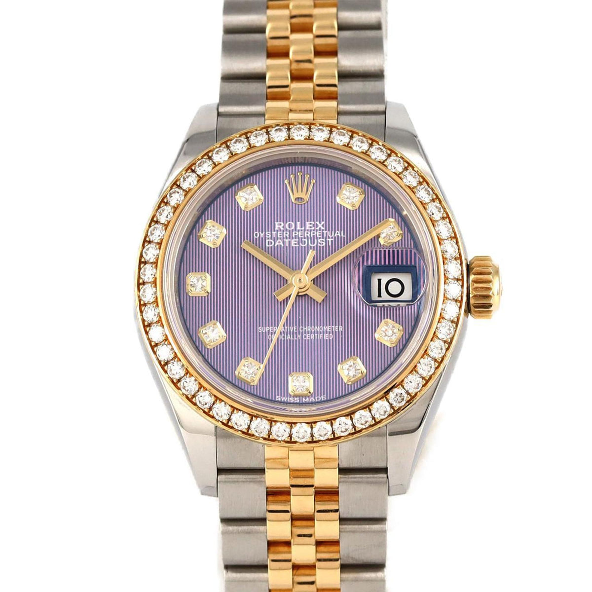 Pre-Owned Rolex Datejust 279383RBR SSxYG Automatic Watch, Random Number