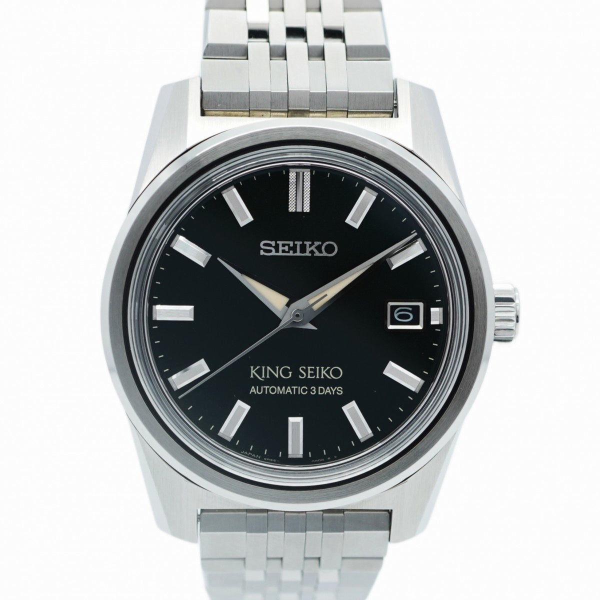 Pre-Owned Seiko King 6R55-00B0 Green Dial Men's Watch