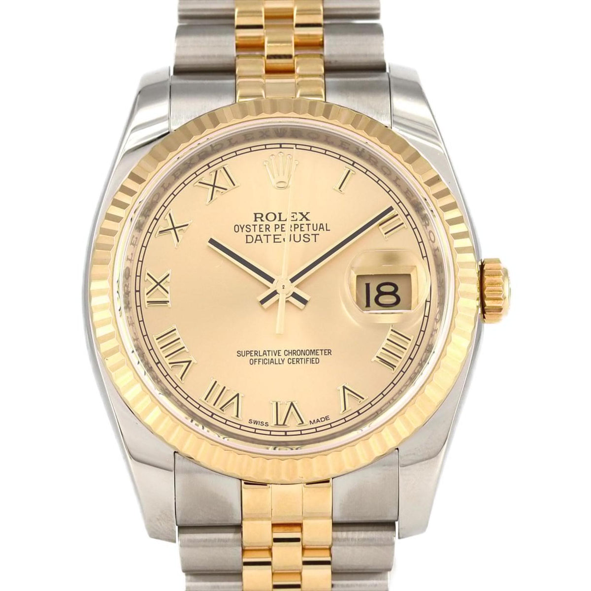 Pre-Owned Rolex Datejust 116233 SSxYG Automatic Watch, Random Number