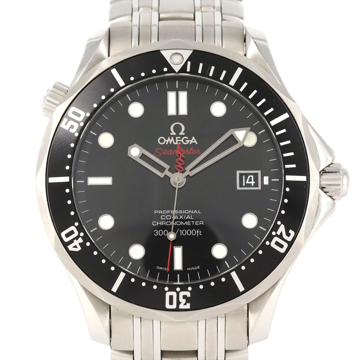 Pre-Owned Omega Seamaster Pro 007 Limited Edition 212.30.41.20.01.001 Stainless Steel Automatic Watch